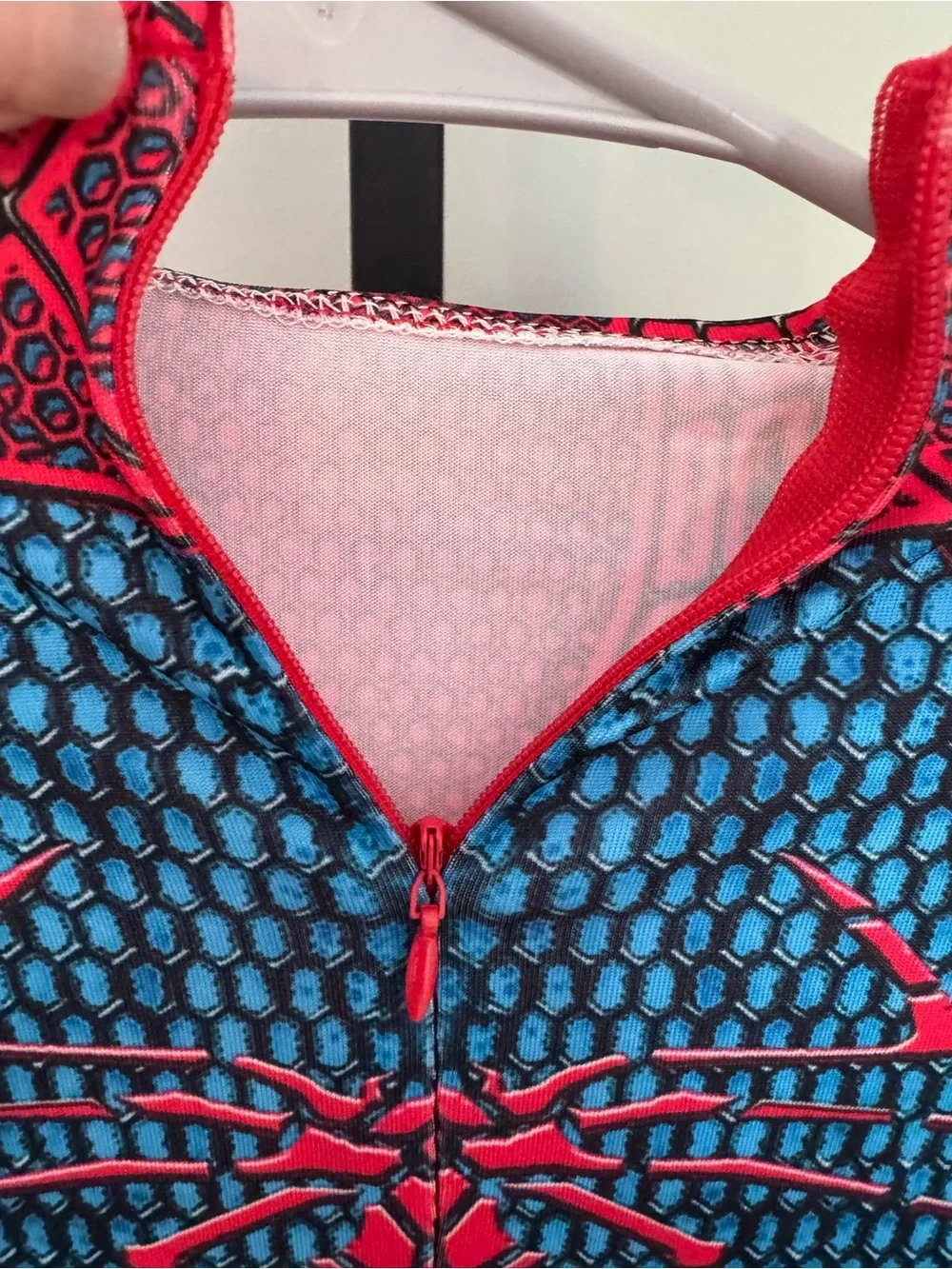 Blue and Red Kids Superhero Spider Costume